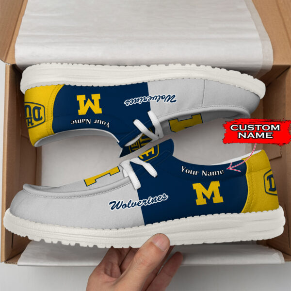 Tubopro Michigan Wolverines Personalized Hey Dude Shoes For Men And Women - Image 3
