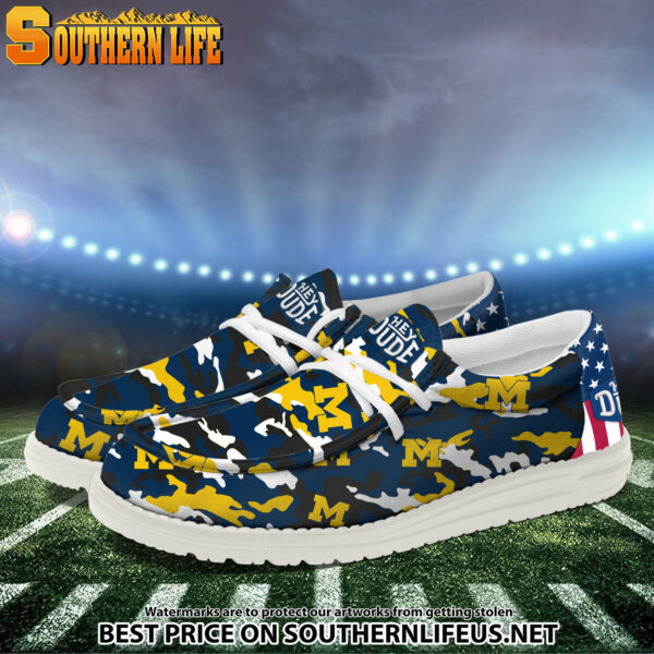 Tubopro Michigan Wolverines Personalized Hey Dude Shoes For Men And Women - Image 2