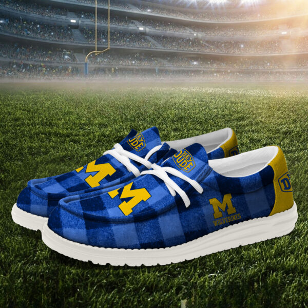 Tubopro Michigan Wolverines Personalized Hey Dude Shoes For Men And Women - Image 3