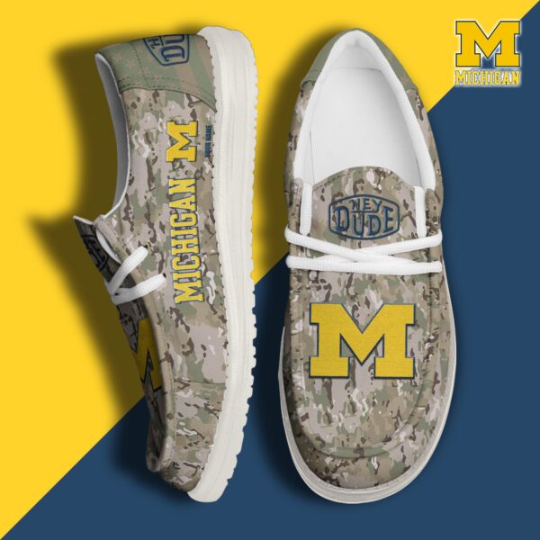 Tubopro Michigan Wolverines Personalized Hey Dude Shoes For Men And Women
