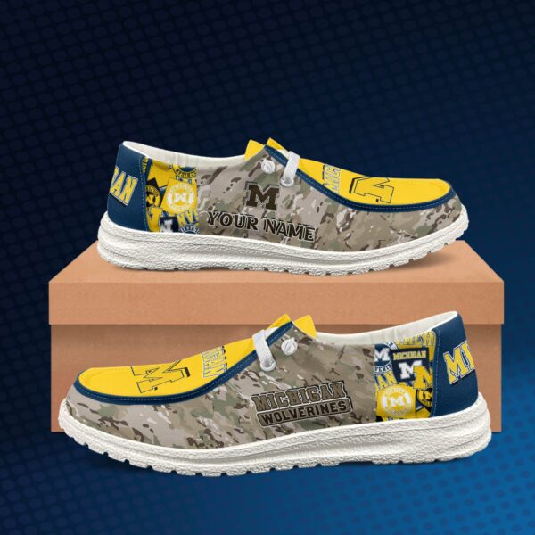 Tubopro Michigan Wolverines Personalized Hey Dude Shoes For Men And Women - Image 2