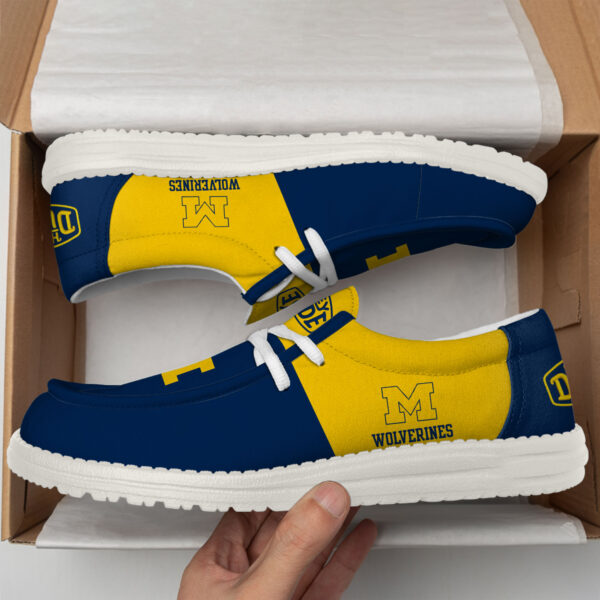 Tubopro Michigan Wolverines Personalized Hey Dude Shoes For Men And Women - Image 2