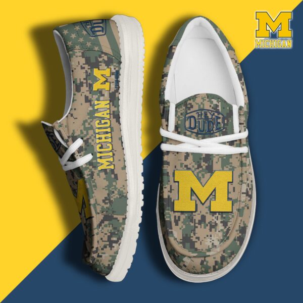 Tubopro Michigan Wolverines Personalized Hey Dude Shoes For Men And Women