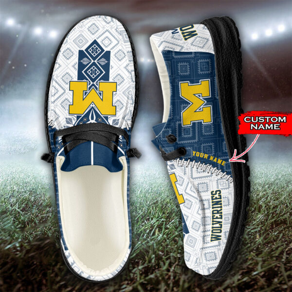 Tubopro Michigan Wolverines Personalized Hey Dude Shoes For Men And Women - Image 3