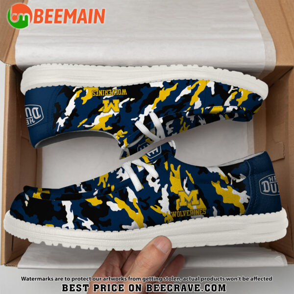 Tubopro Michigan Wolverines Personalized Hey Dude Shoes For Men And Women - Image 4