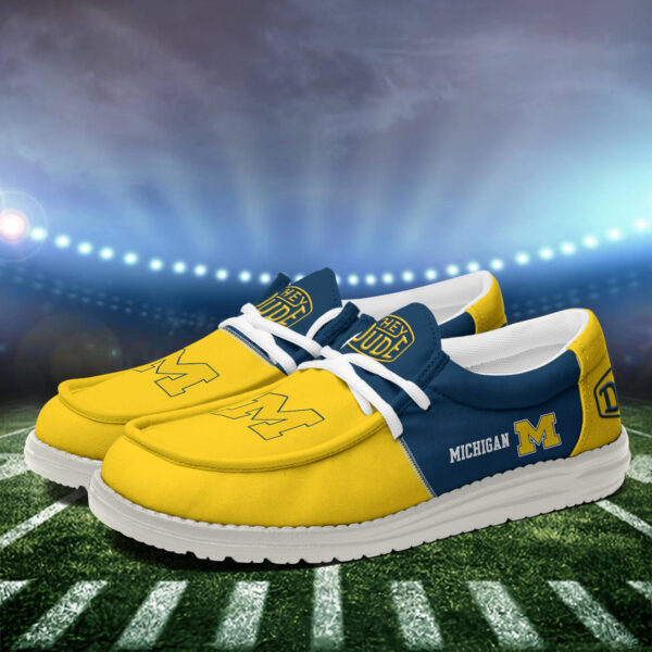 Tubopro Michigan Wolverines Personalized Hey Dude Shoes For Men And Women - Image 4
