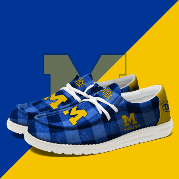 Tubopro Michigan Wolverines Personalized Hey Dude Shoes For Men And Women - Image 2