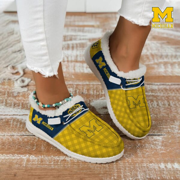 Tubopro Michigan Wolverines Personalized Hey Dude Shoes For Men And Women