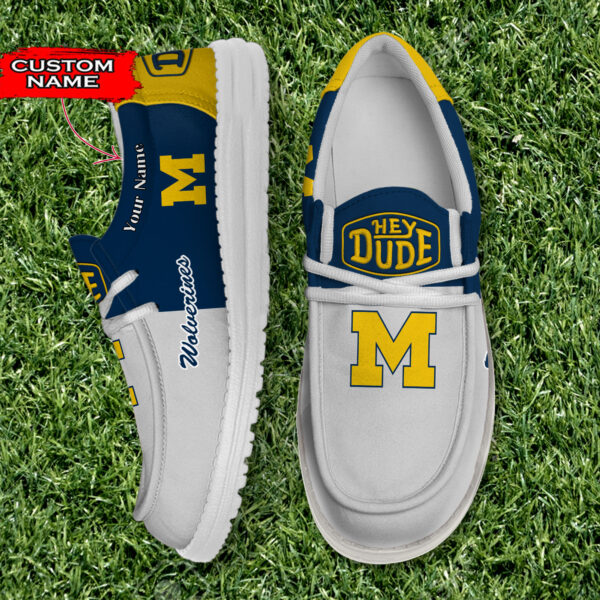 Tubopro Michigan Wolverines Personalized Hey Dude Shoes For Men And Women