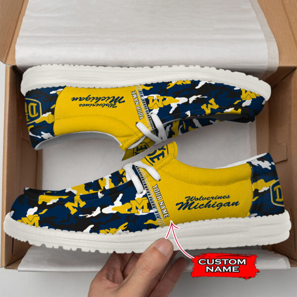 Tubopro Michigan Wolverines Personalized Hey Dude Shoes For Men And Women - Image 2