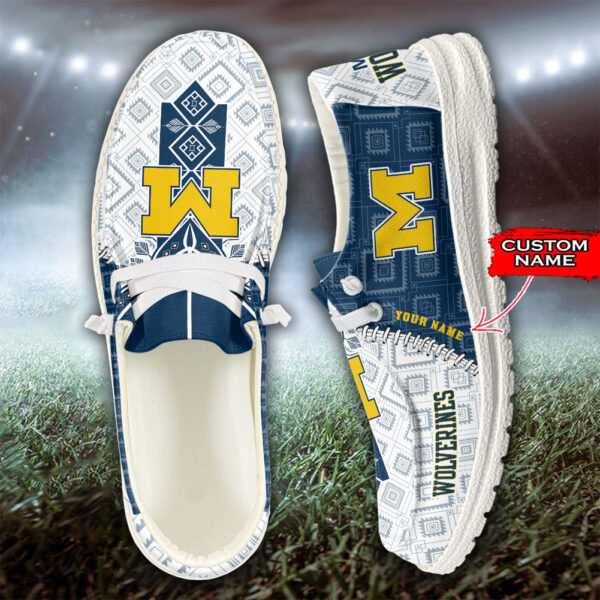 Tubopro Michigan Wolverines Personalized Hey Dude Shoes For Men And Women - Image 4