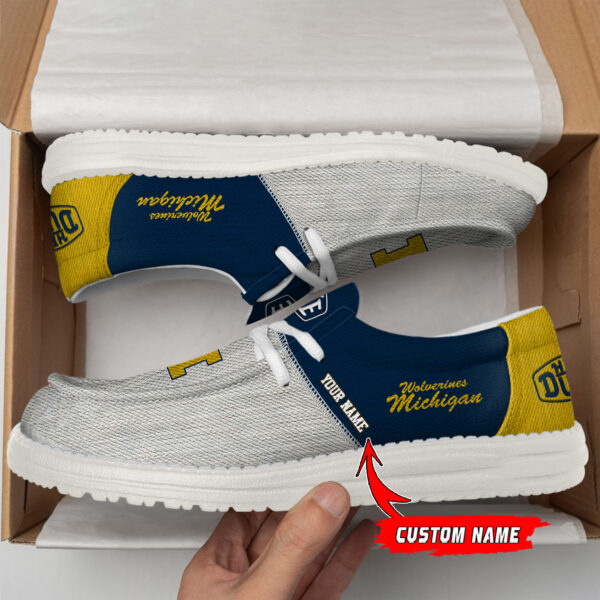 Tubopro Michigan Wolverines Personalized Hey Dude Shoes For Men And Women - Image 2