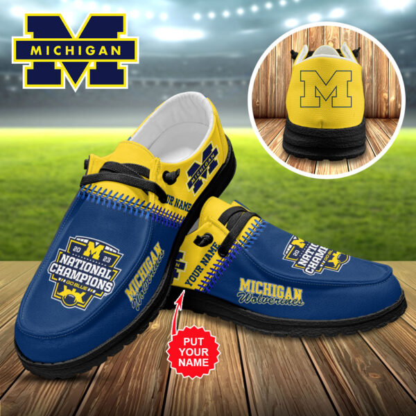 Tubopro Michigan Wolverines Personalized Hey Dude Shoes For Men And Women - Image 2