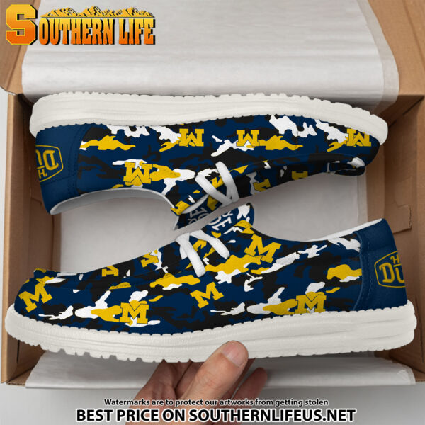 Tubopro Michigan Wolverines Personalized Hey Dude Shoes For Men And Women - Image 4