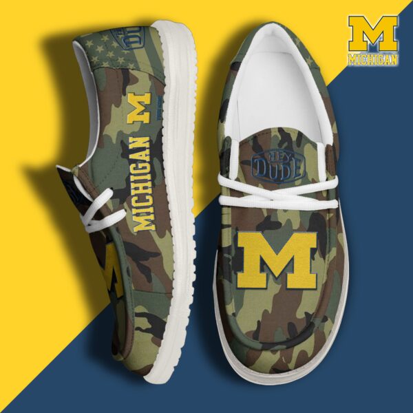 Tubopro Michigan Wolverines Personalized Hey Dude Shoes For Men And Women