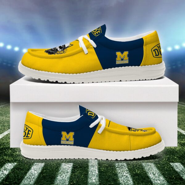 Tubopro Michigan Wolverines Personalized Hey Dude Shoes For Men And Women - Image 4