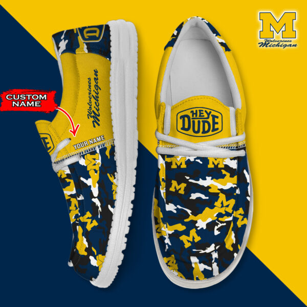 Tubopro Michigan Wolverines Personalized Hey Dude Shoes For Men And Women