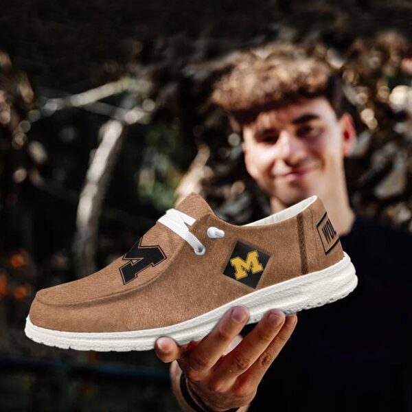 Tubopro Michigan Wolverines Personalized Hey Dude Shoes For Men And Women - Image 4