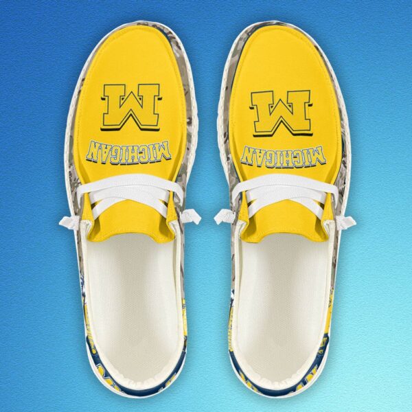 Tubopro Michigan Wolverines Personalized Hey Dude Shoes For Men And Women - Image 3