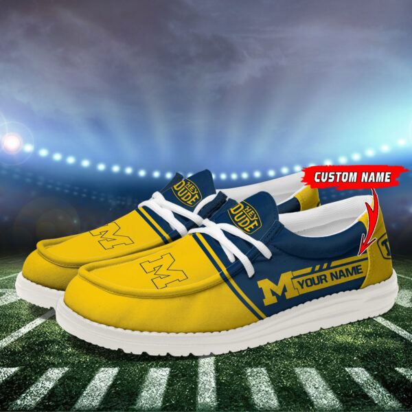Tubopro Michigan Wolverines Personalized Hey Dude Shoes For Men And Women - Image 3