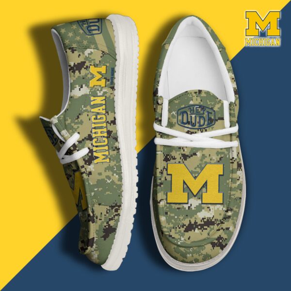 Tubopro Michigan Wolverines Personalized Hey Dude Shoes For Men And Women