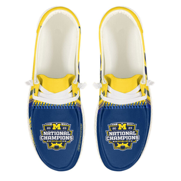 Tubopro Michigan Wolverines Personalized Hey Dude Shoes For Men And Women - Image 5