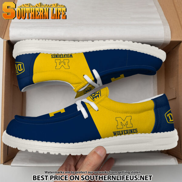 Tubopro Michigan Wolverines Personalized Hey Dude Shoes For Men And Women - Image 3
