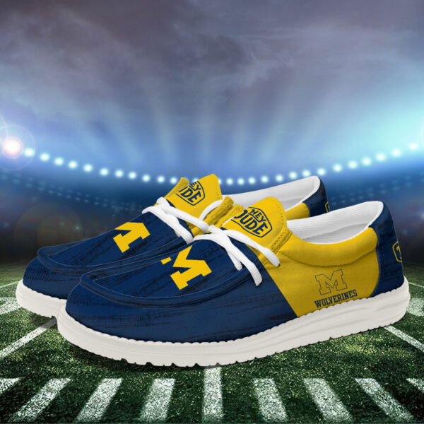 Tubopro Michigan Wolverines Personalized Hey Dude Shoes For Men And Women - Image 3