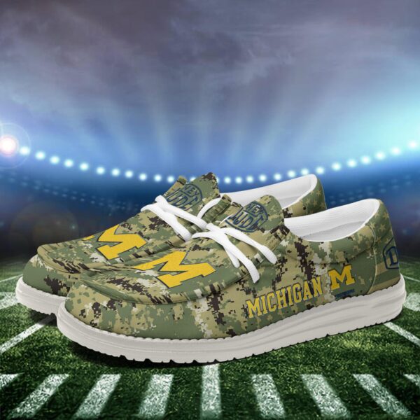 Tubopro Michigan Wolverines Personalized Hey Dude Shoes For Men And Women - Image 3