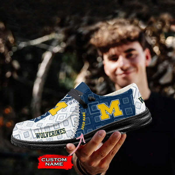 Tubopro Michigan Wolverines Personalized Hey Dude Shoes For Men And Women - Image 2