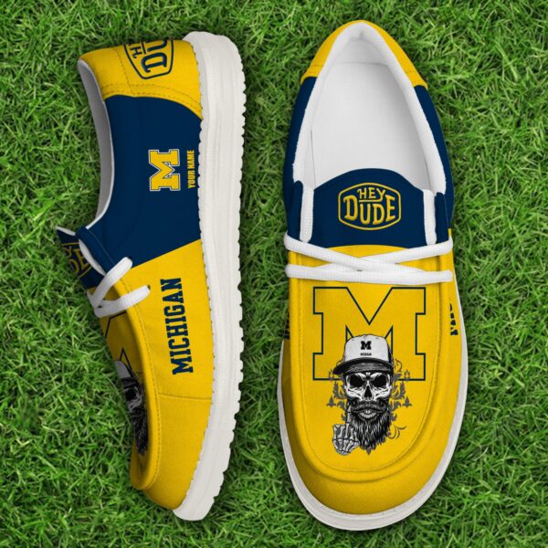 Tubopro Michigan Wolverines Personalized Hey Dude Shoes For Men And Women