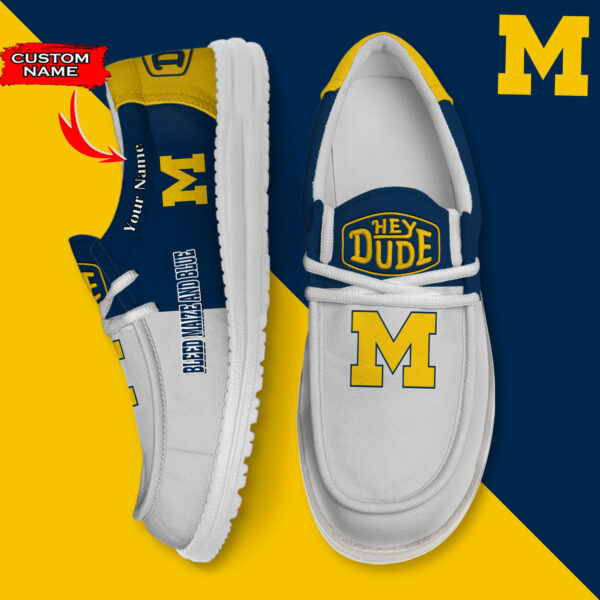 Tubopro Michigan Wolverines Personalized Hey Dude Shoes For Men And Women