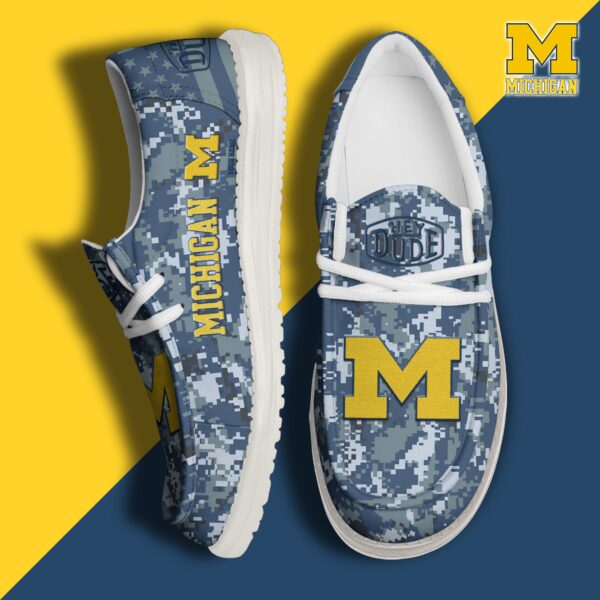 Tubopro Michigan Wolverines Personalized Hey Dude Shoes For Men And Women
