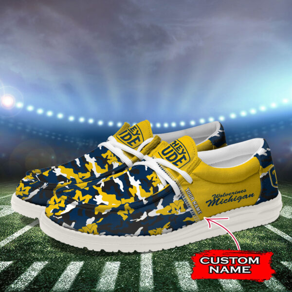 Tubopro Michigan Wolverines Personalized Hey Dude Shoes For Men And Women - Image 3