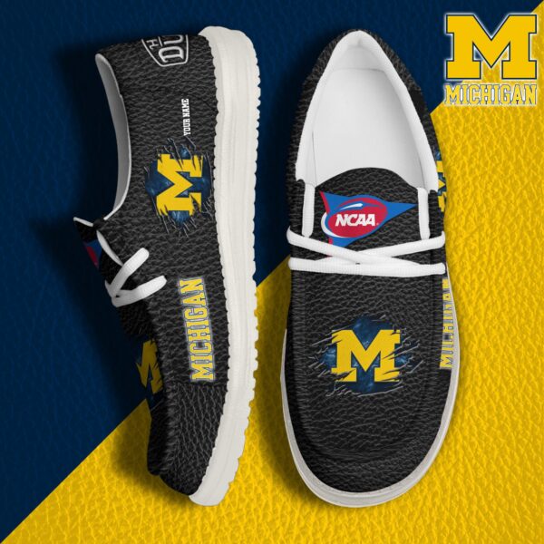 Tubopro Michigan Wolverines Personalized Hey Dude Shoes For Men And Women