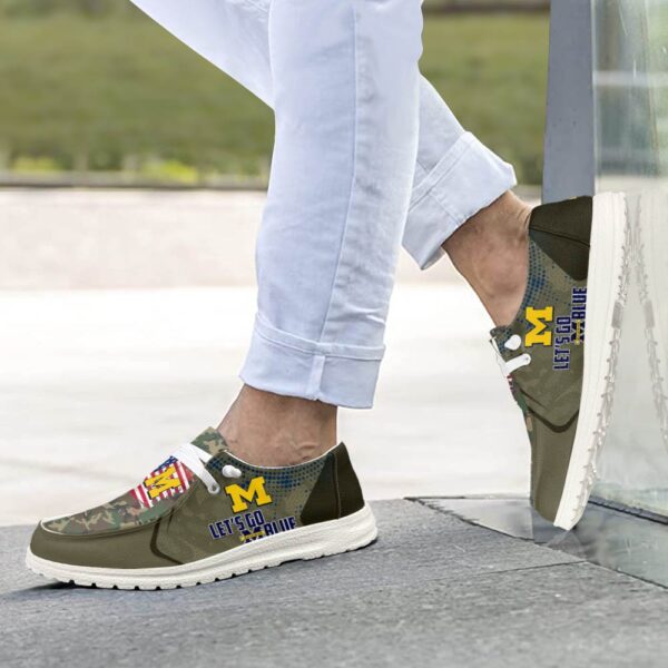 Tubopro Michigan Wolverines Personalized Hey Dude Shoes For Men And Women - Image 4