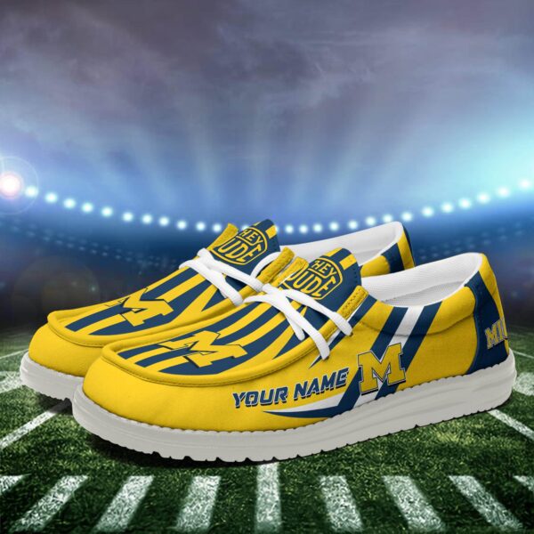 Tubopro Michigan Wolverines Personalized Hey Dude Shoes For Men And Women - Image 3