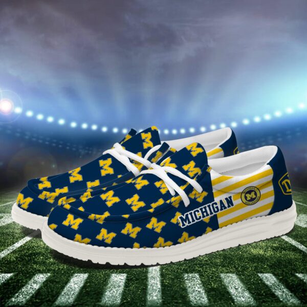 Tubopro Michigan Wolverines Personalized Hey Dude Shoes For Men And Women - Image 3