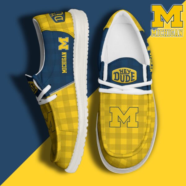 Tubopro Michigan Wolverines Personalized Hey Dude Shoes For Men And Women