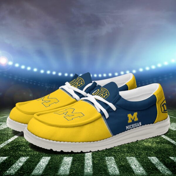 Tubopro Michigan Wolverines Personalized Hey Dude Shoes For Men And Women - Image 4