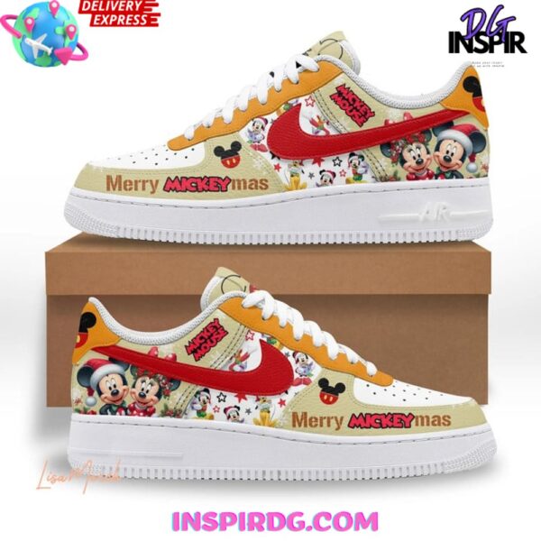 Tubopro Mickey Mouse Air Low-Top Sneakers Shoes For Men And Women - Image 2