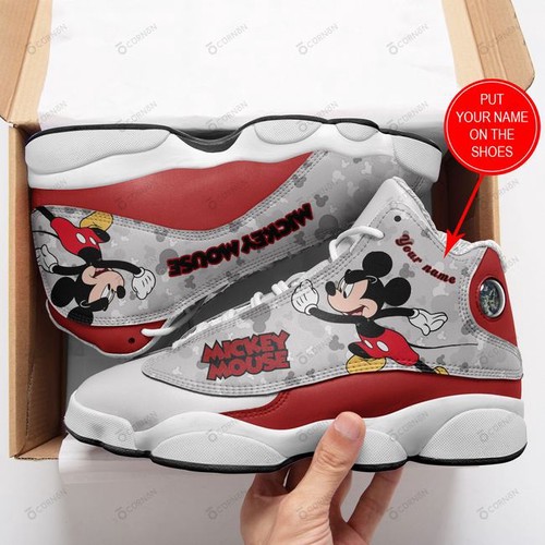 Tubopro Mickey Mouse AJ13 Sneakers Shoes For Men And Women