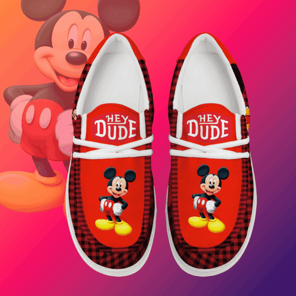 Tubopro Mickey Personalized Hey Dude Shoes For Men And Women - Image 2
