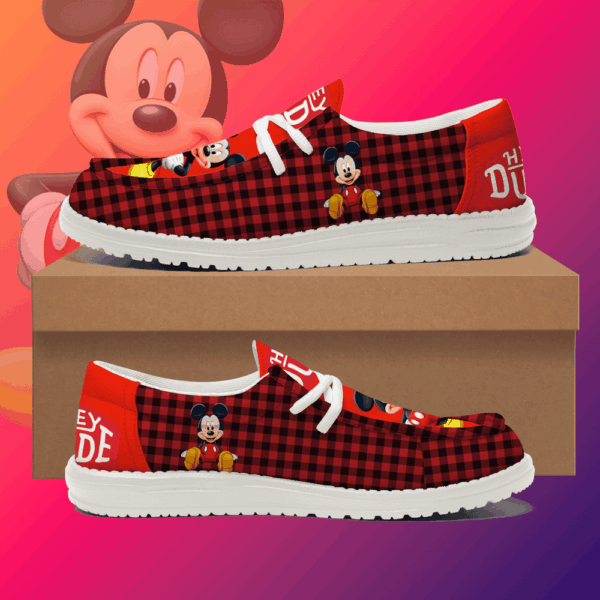 Tubopro Mickey Personalized Hey Dude Shoes For Men And Women