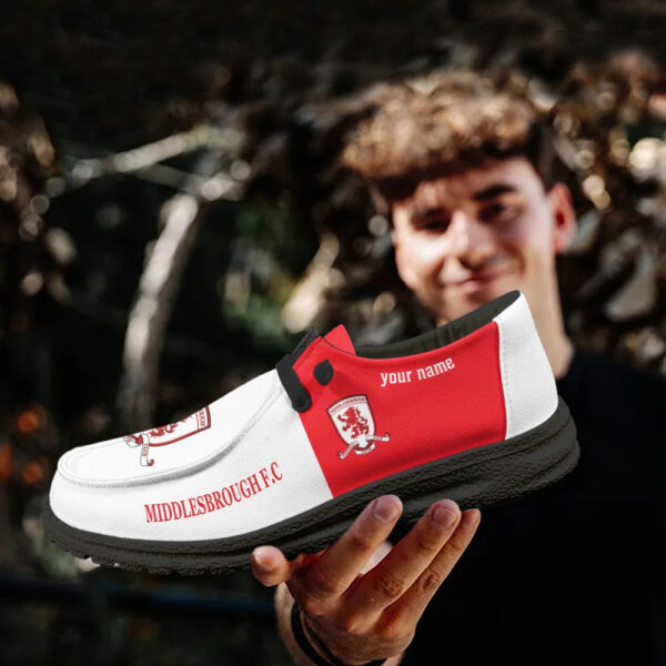 Tubopro Middlesbrough F.C Personalized Hey Dude Shoes For Men And Women - Image 4