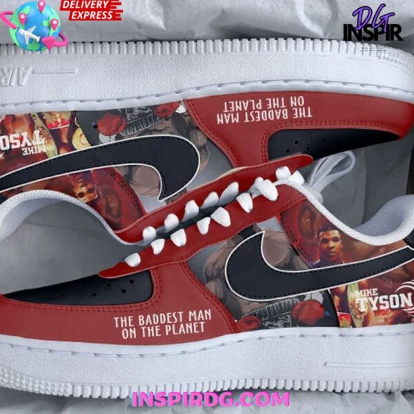 Tubopro Mike Tyson Air Low-Top Sneakers Shoes For Men And Women - Image 2