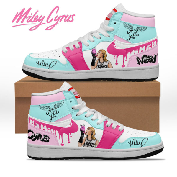 Tubopro Miley Cyrus AJ1 High Sneakers Shoes For Men And Women