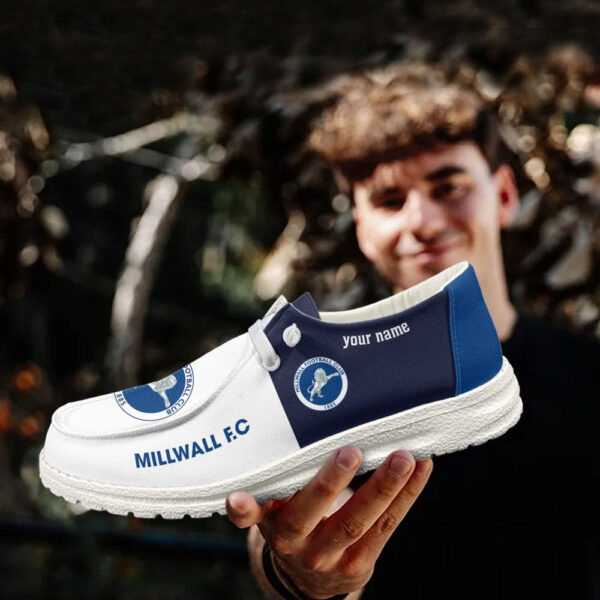Tubopro Millwall F.C Personalized Hey Dude Shoes For Men And Women - Image 2