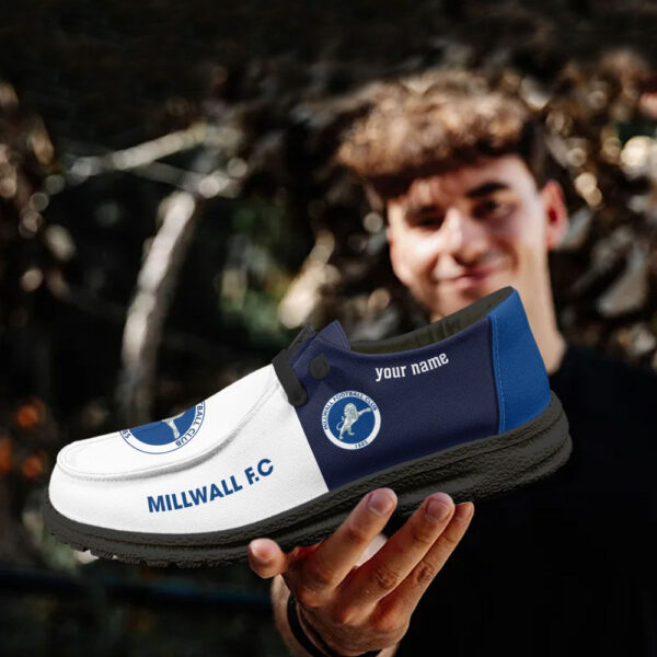 Tubopro Millwall F.C Personalized Hey Dude Shoes For Men And Women - Image 4
