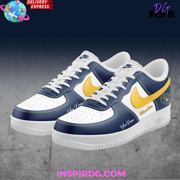 Tubopro Milwaukee Brewers Air Low-Top Sneakers Shoes For Men And Women - Image 2